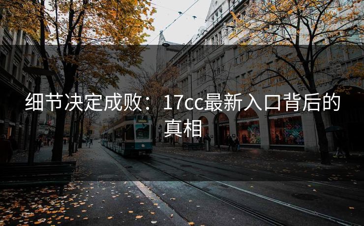细节决定成败：17cc最新入口背后的真相